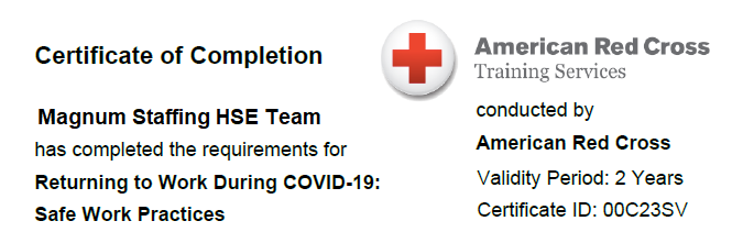 Red Cross Cert image